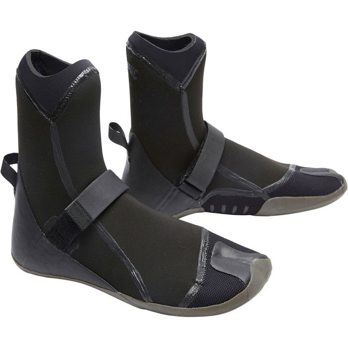 2024 Billabong Furnace 3mm Versteckt Geteilte Neoprenstiefel Abyww00100 Schwarz Wetsuit Outlet